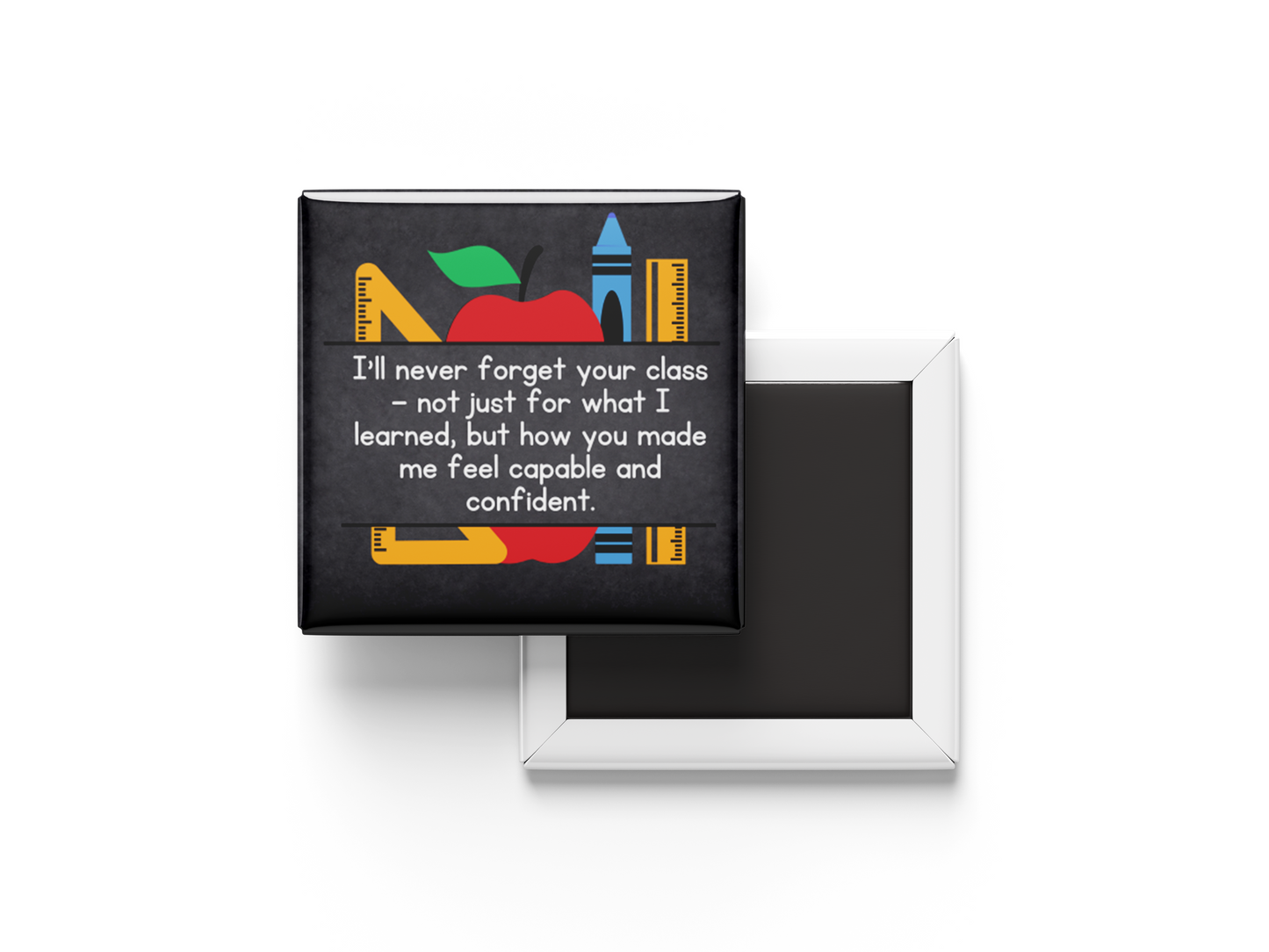 Teacher Fridge Magnets – 5 Ready-Made + 1 Personalized with Teacher Name