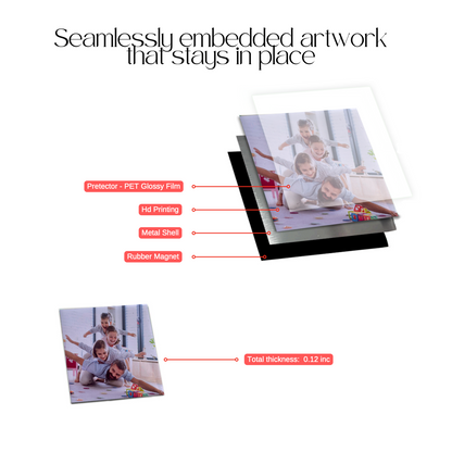 Custom Graduation Photo Magnets – Grad Party Favor, Set of 6