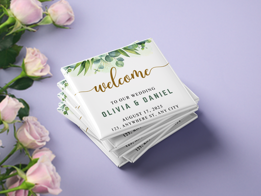 Custom Wedding/Engagement Welcome Magnets (Set of 10)